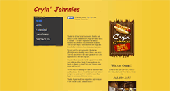 Desktop Screenshot of cryinjohnnies.com